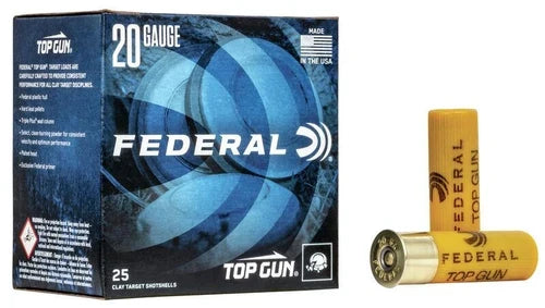 Federal Top Gun 20GA.2-3/4" 2.5DRM 7/8 Oz. #8 By The Case