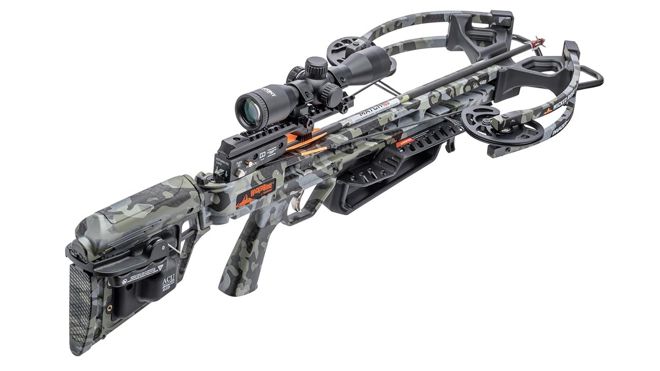 Wicked Ridge Invader M1 De-Cock, ACU50 Sled, Pro-View 400 Scope, Peak XT