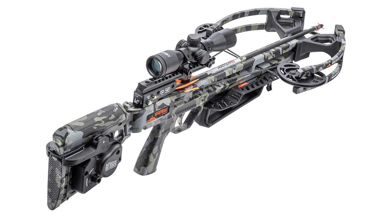 Wicked Ridge Invader M1 De-Cock, ACU50 Sled, Pro-View 400 Scope, Peak XT