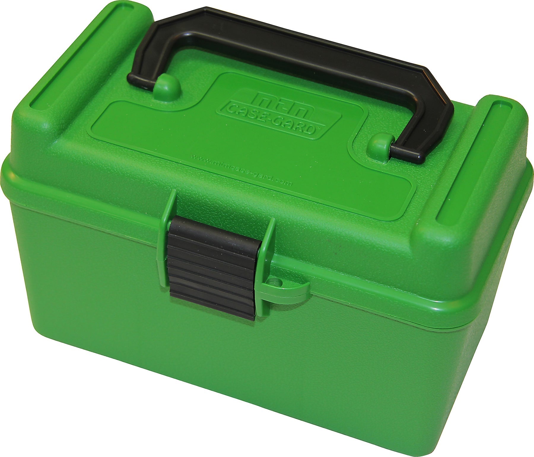 MTM Case-Gard Handled 50-Round Medium Rifle Ammo Case - Green
