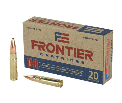 Hornady Frontier 300 BLACKOUT 125GR FMJ AMMO 20 RD/BOX