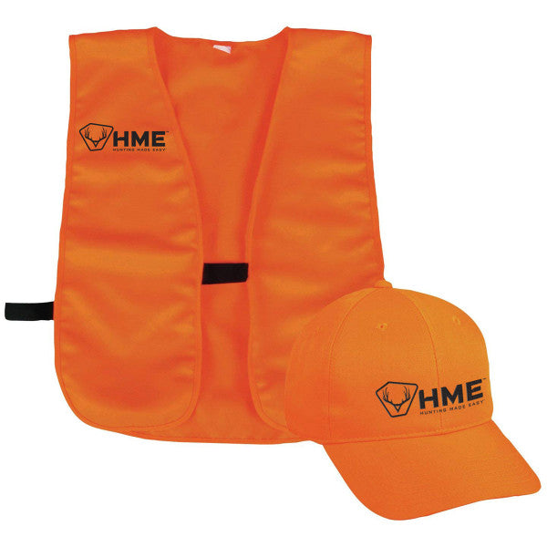 HME Blaze Orange Safety Vest & Hat