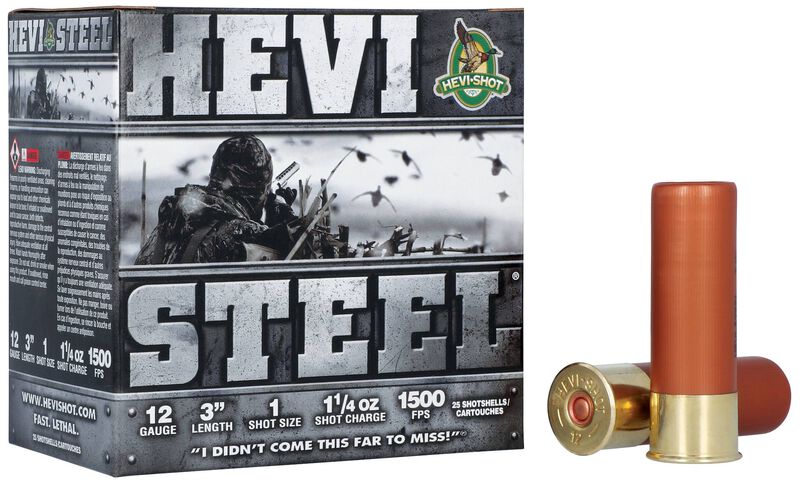 HEVI-Steel Waterfowl 12 Gauge 3" 1-1/4 oz #1 - Hevi-Shot product image