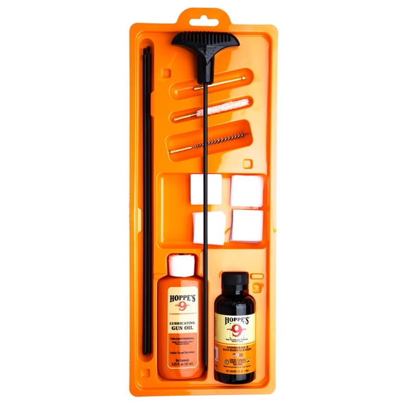 Hoppe's .17-.204 Cal Cleaning Kit – 3-Piece Steel Rod
