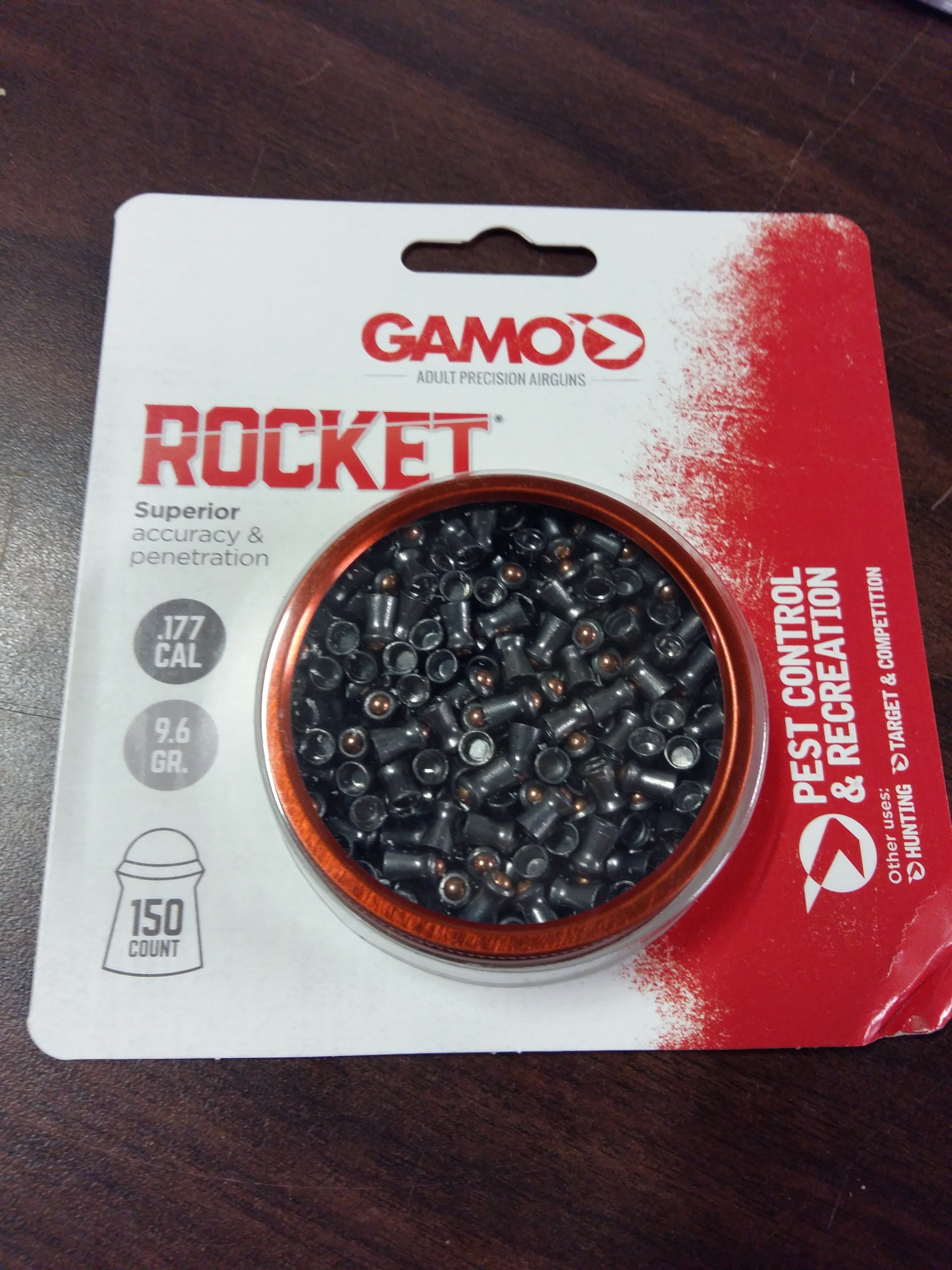 Gamo - ROCKETS 150 9.6GR .177 Pellets