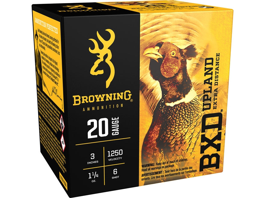BROWNING BXD UPLAND 20 GA. 3" 1 1/4oz No. 6-High Falls Outfitters