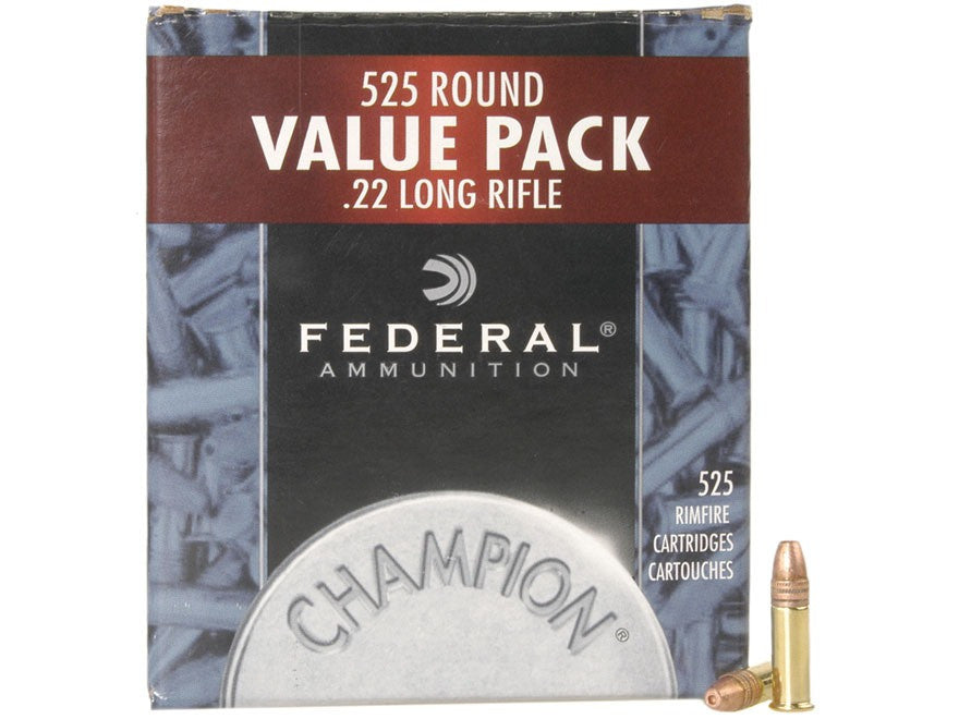 FEDERAL CHAMPION 525 RD VALUE PACK .22 LR HP-High Falls Outfitters
