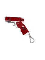 RW Minis red rubber band gun keychain toy