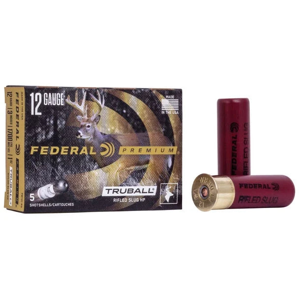 Federal 12 Ga 3" Max Dram 1 Oz. Truball HP Slug