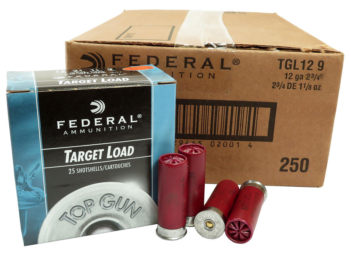 Federal Top Gun 12GA.2-3/4" 2.75DRM 1-1/8 Oz.#9 By The Case
