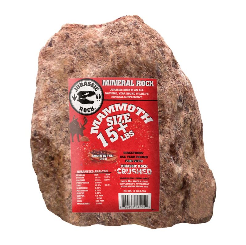 Jurassic Rock Mammoth 15+ lb deer mineral rock