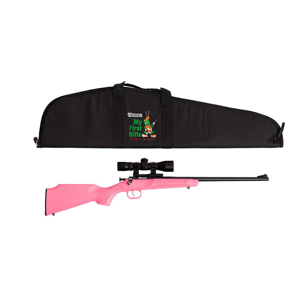 Crickett Gen 2 .22 LR Rifle Package – Pink Synthetic, Blued product image