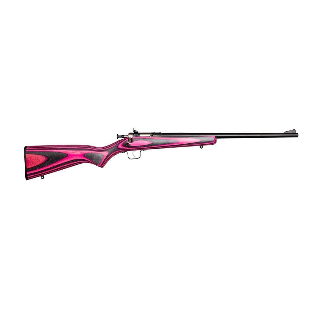 Crickett Gen 2 .22 LR Rifle – Pink/Black Laminate, Blued product image
