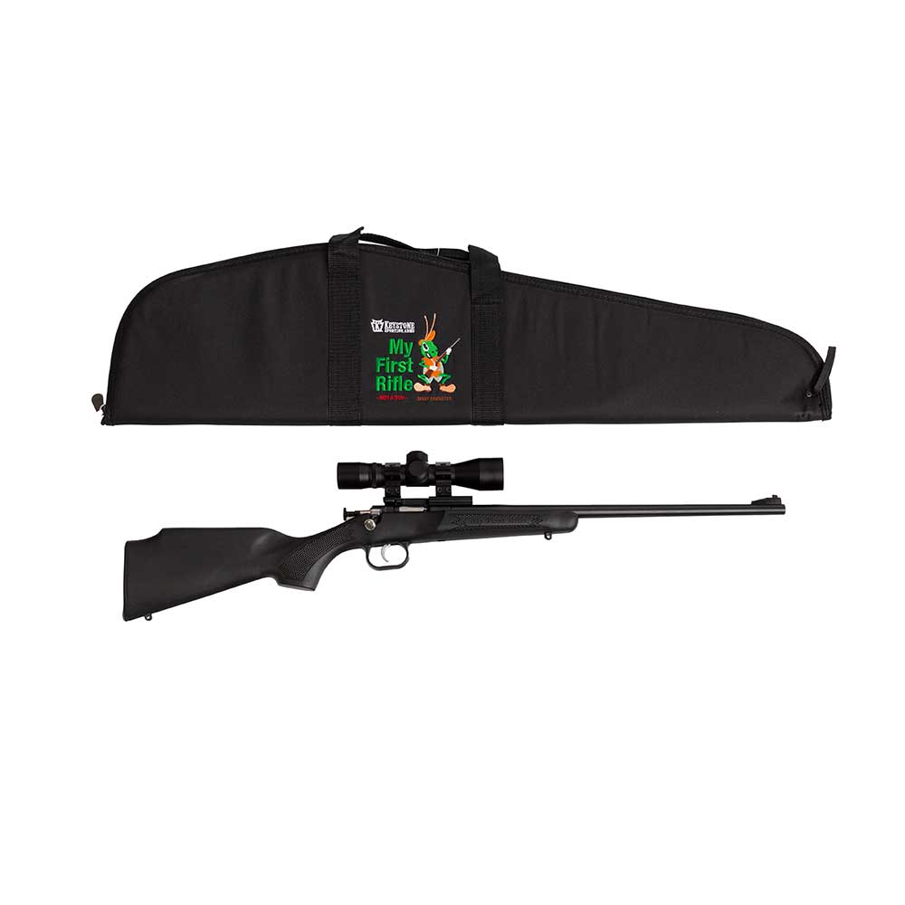 Crickett Gen 2 .22 LR Rifle Package – Black Synthetic, Blued product image