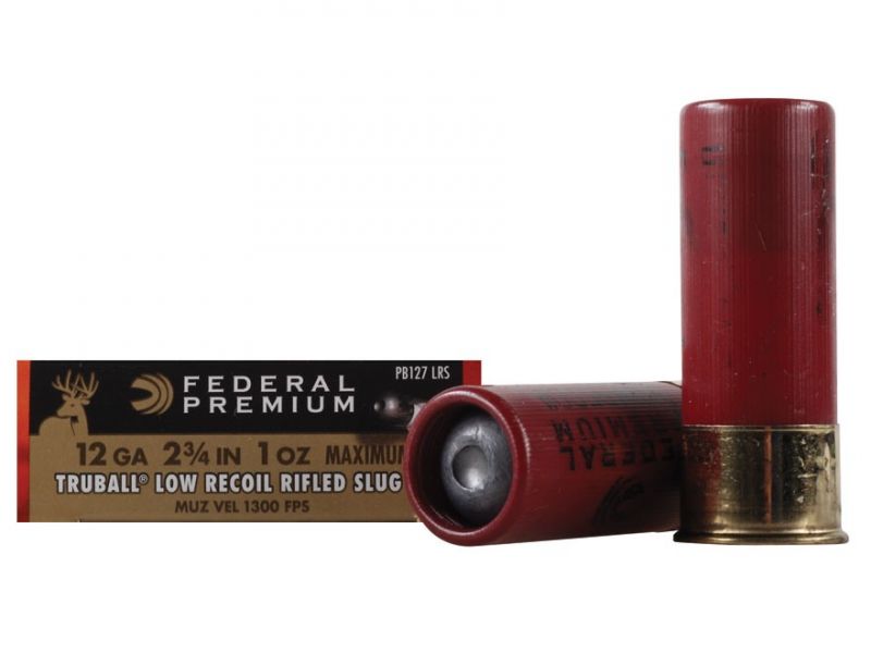 FEDERAL TRUBALL LOW RECOIL RIFLED SLUG HP - 12 GA 2 3/4 1 OZ