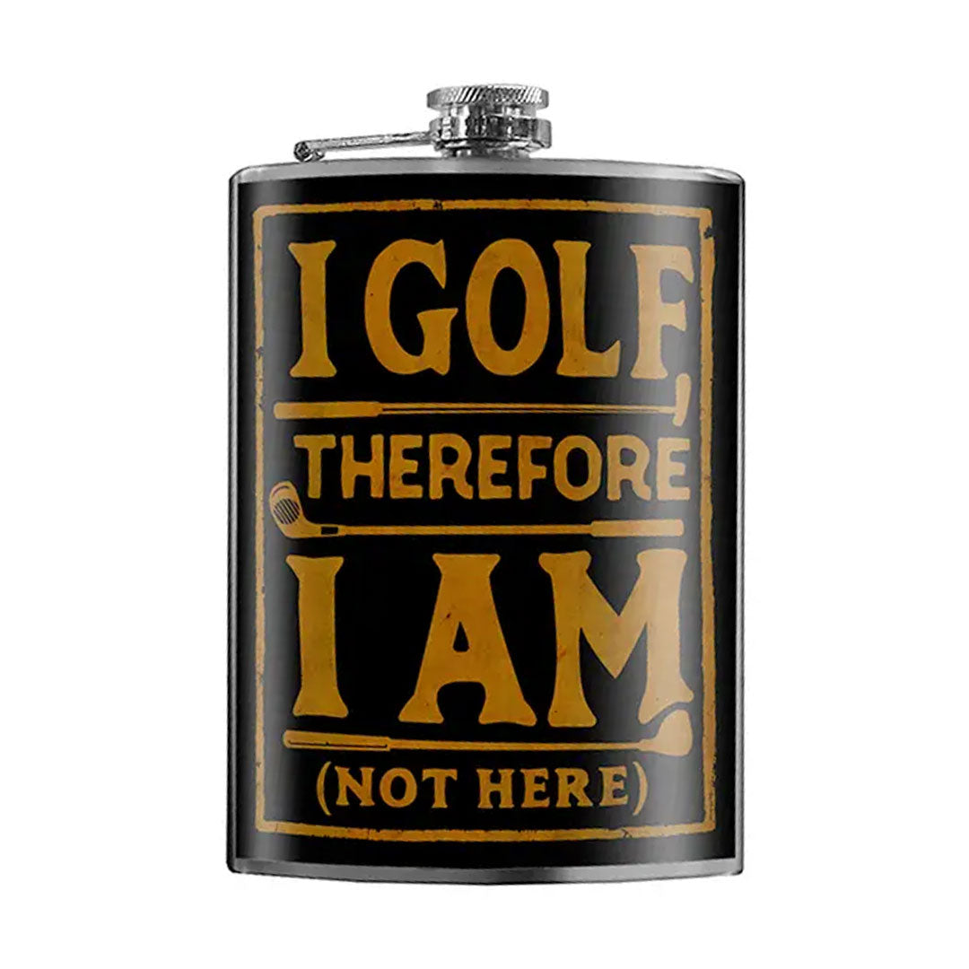 Lucky Jack Golfing 8 Ounce Flask