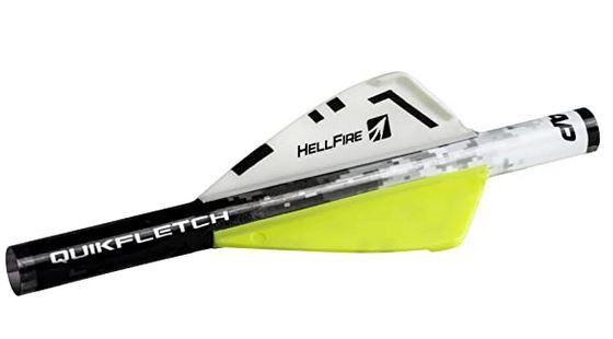 NAP HELLFIRE CROSSBOW 3" QUIKFLETCH 6 PK