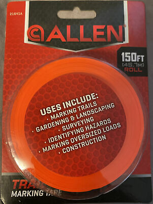 Allen Flagging Tape, 150' L x 0.787"W, Orange