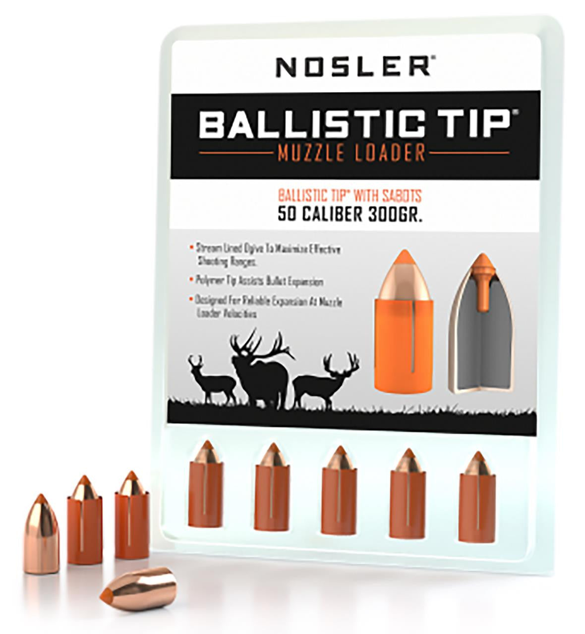 Nosler 50 Caliber 300gr Ballistic Tip (15ct)