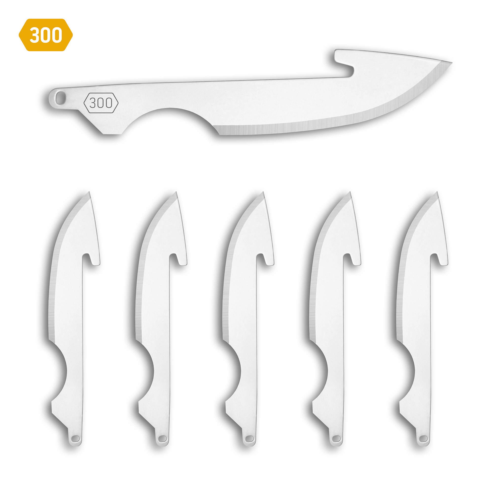 Outdoor Edge 3.0" Caping RazorSafe Replacement Blades - 6 Pack