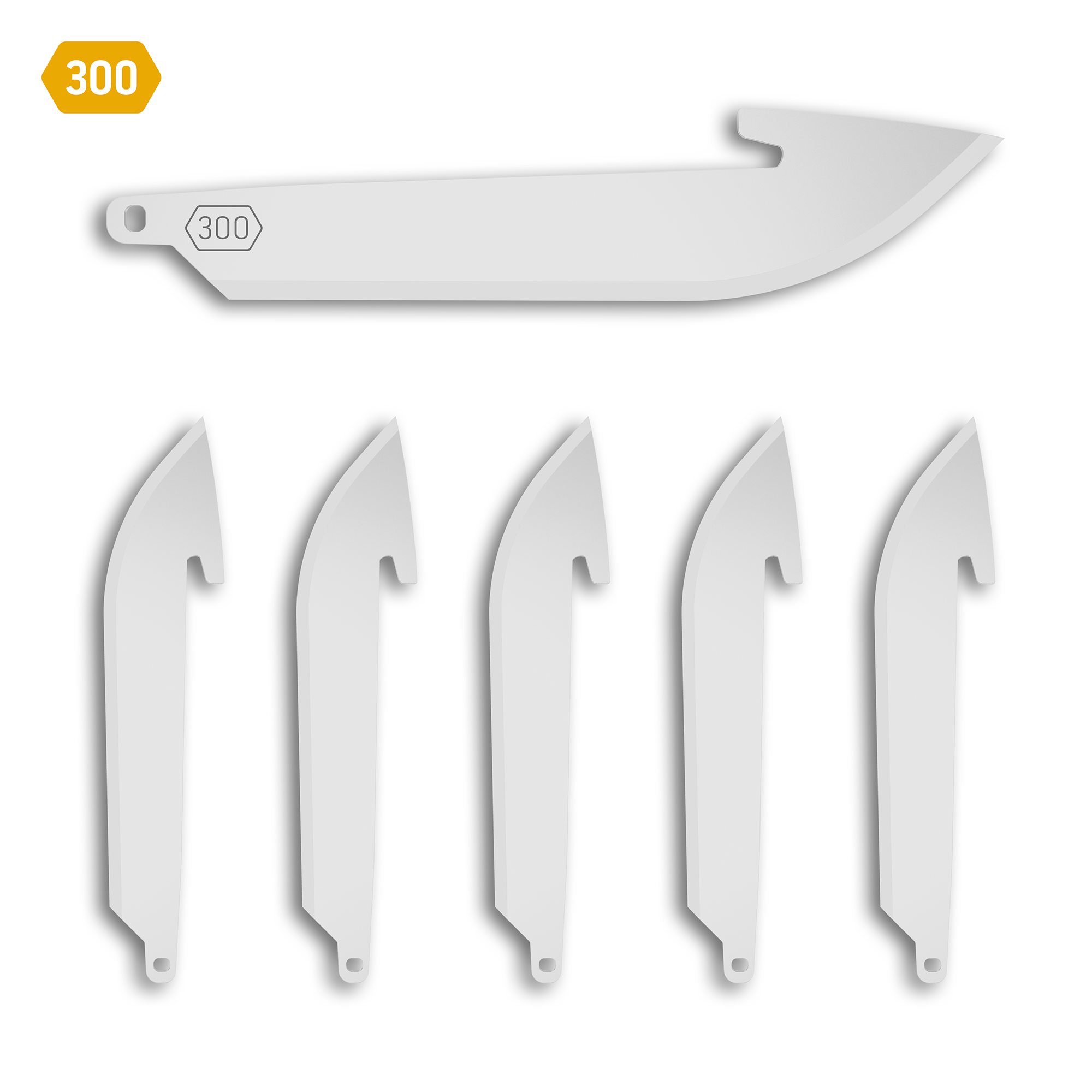 Outdoor Edge 3.0" Drop-Point RazorSafe Replacement Blades - 6 Pack product image