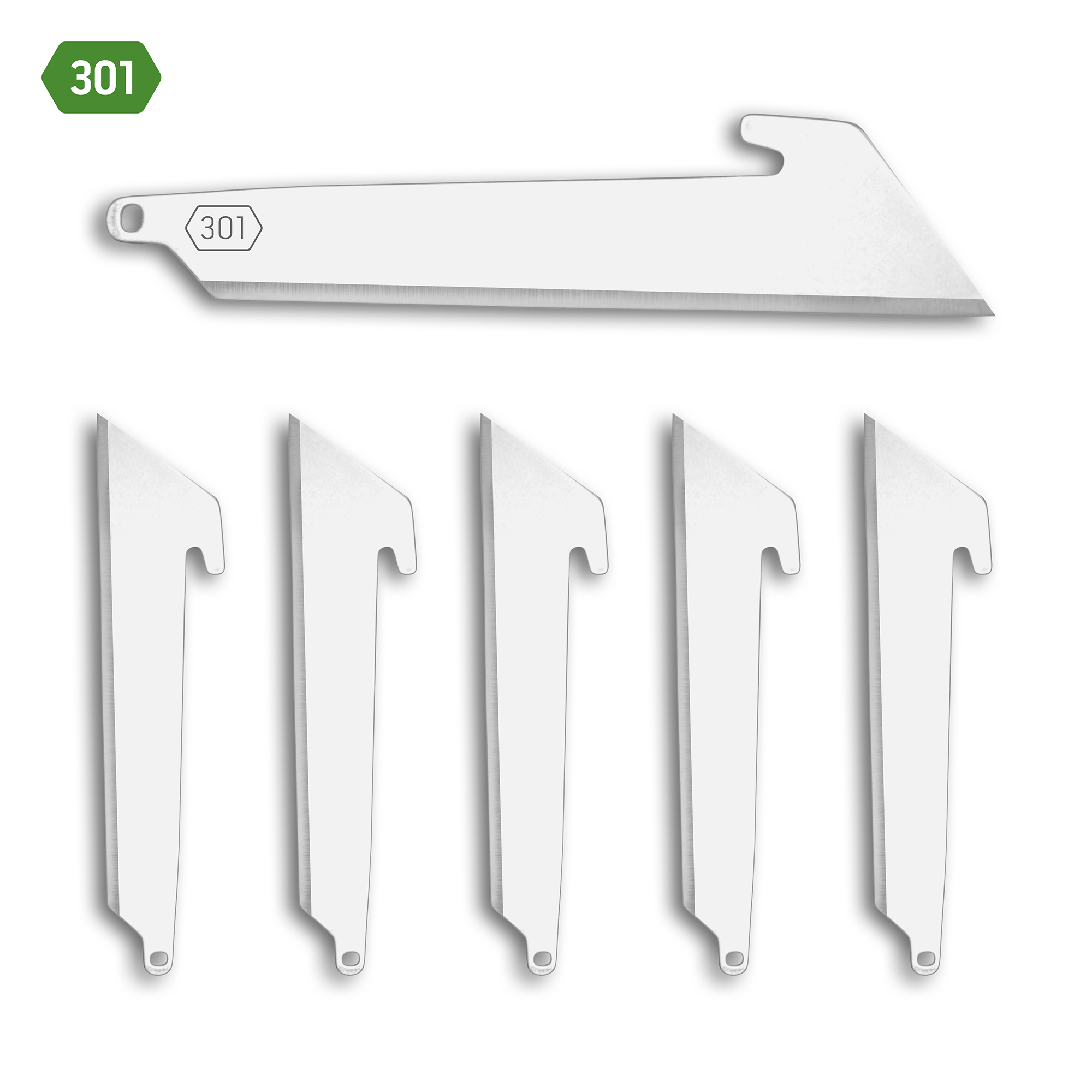 Outdoor Edge 3.0" Utility RazorSafe Replacement Blades - 6 Pack