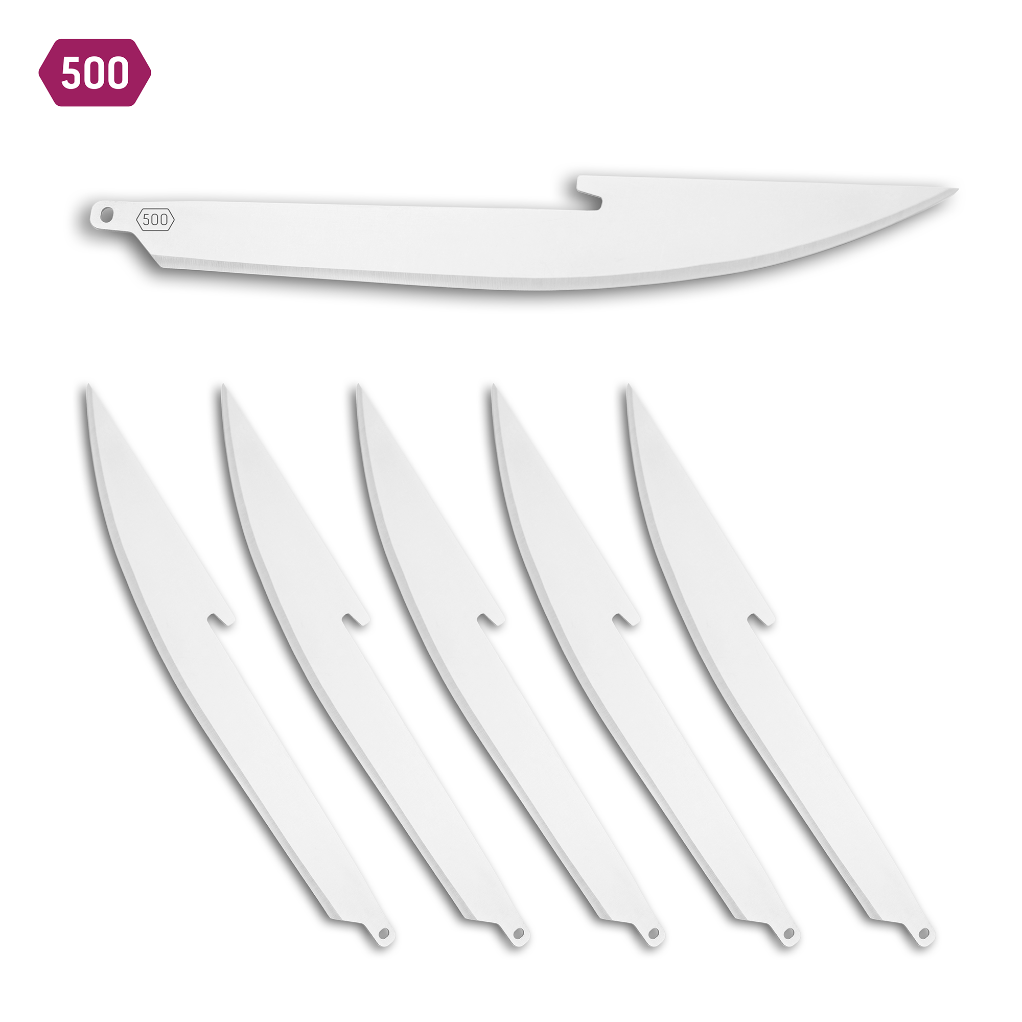 Outdoor Edge 5.0" Boning/Fillet RazorSafe Replacement Blades - 6 Pack
