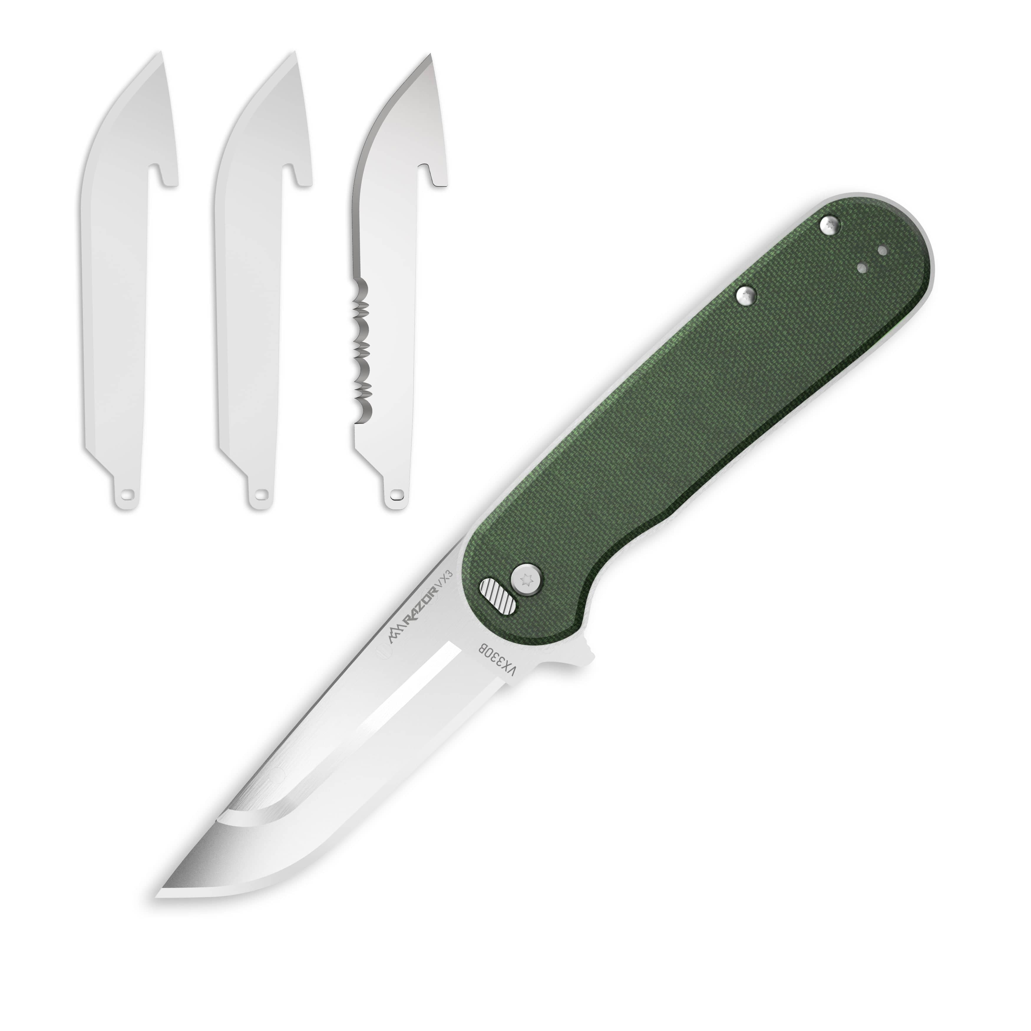 Outdoor Edge Razor VX3 3.0" Replaceable-Blade EDC Knife product image