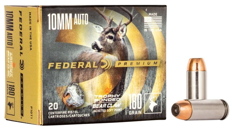 Federal 10MM Auto 180GR Trophy Bonded JSP
