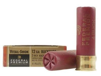 Federal Premium 12 Gauge 3" 4 Buck