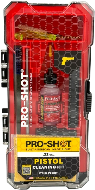 Pro-Shot .22 Cal. Pitol Boxed Cleaning Kit