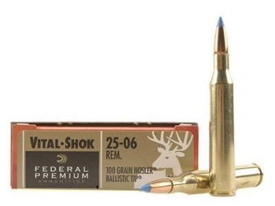 Federal Premium 25-06 Rem 100GR Ballistic Tip