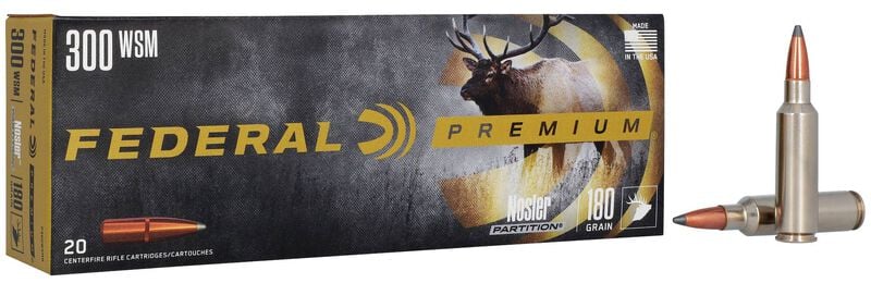 Federal Nosler Partition 300 WSM 180GR