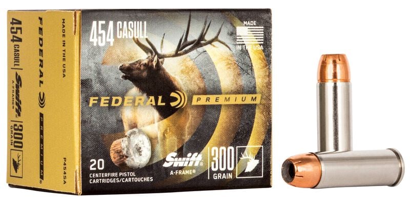 Federal Premium 454 Casull 300GR Swift A-frame