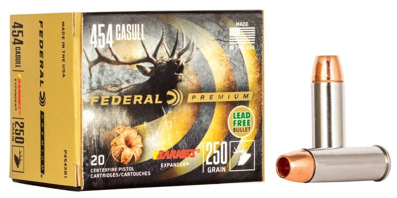 Federal Premium 454 Casull 250GR Barnes Expander