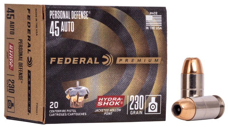 Federal Hydra-Shok 45 ACP 230GR JHP