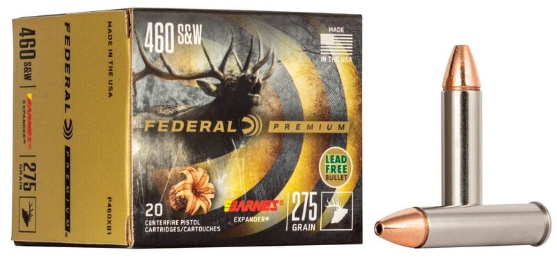 Federal Premium 460 S&W 275GR Barnes Expander