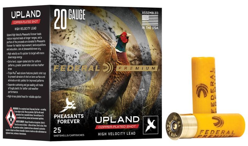 Federal Premium Upland - 20 Ga 2-3/4" - 1 oz - #5 Shot - 25 Rounds