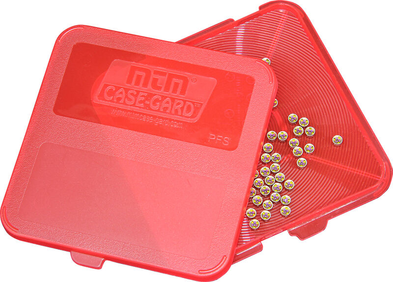 MTM Case-Gard Primer Flipper Square - Clear Red