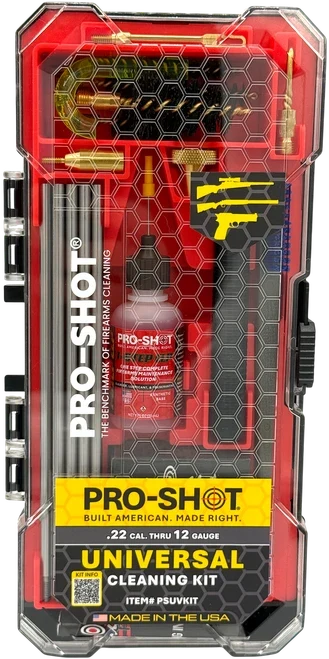 Pro-Shot Premium Universal .22 Cal. -12 GA Boxed Cleaning Kit