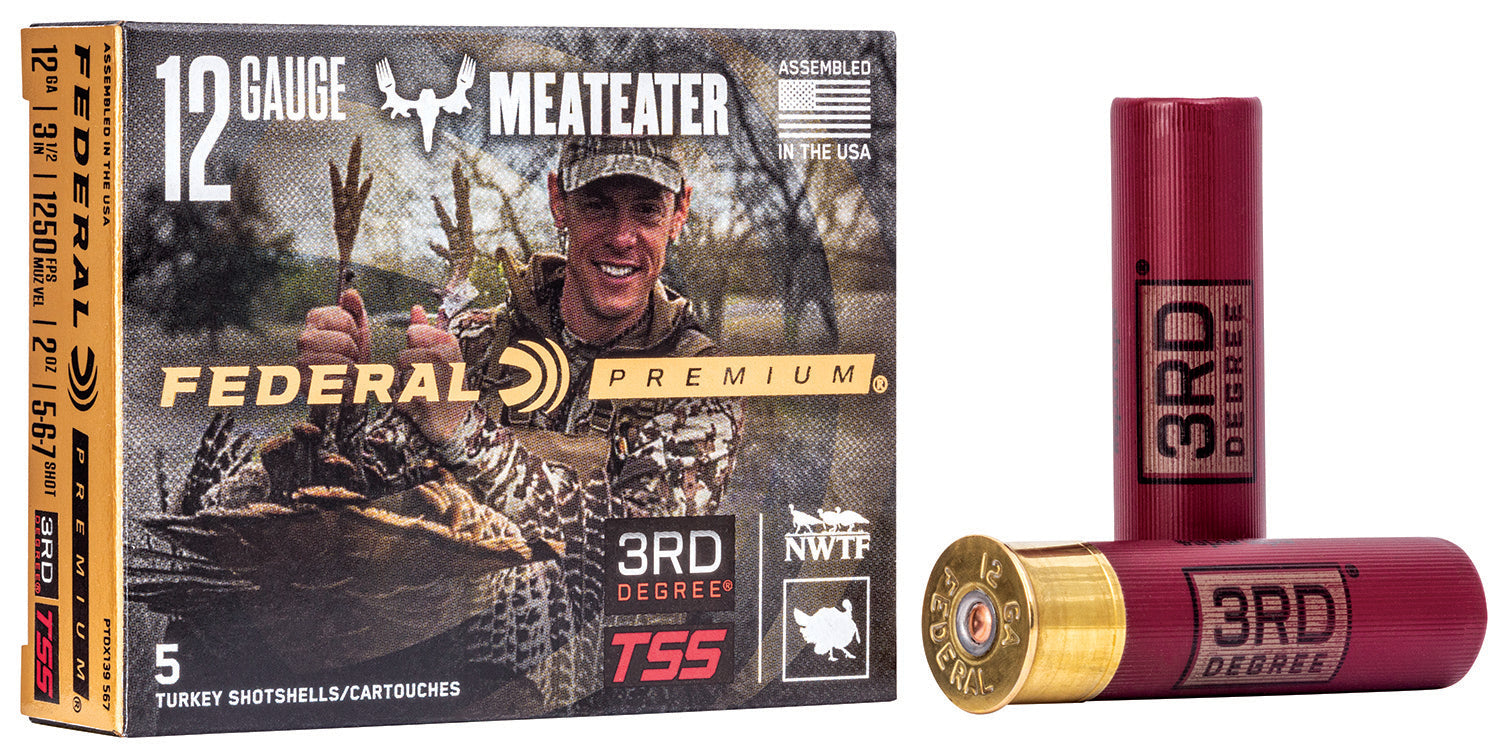 Federal Third Degree 12 Ga. 3-1/2" 2. Oz. #5,6,7 Turkey Load