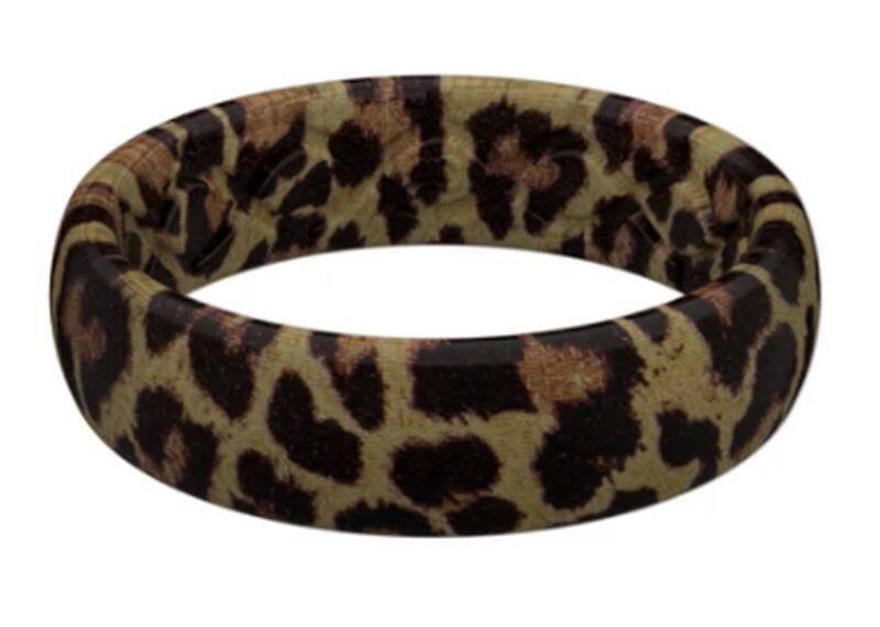 Groove Life - Silicone Ring - Thin - Leopard - Ladies - Size 7