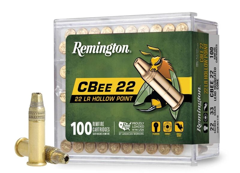 Remington CB-22L100 22LR Cbee 33GR HP 100 Per Box – 21119