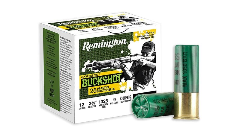 Remington 12B00A 12GA 2.75" 9 Pel 00 Buck 25RD – 20411