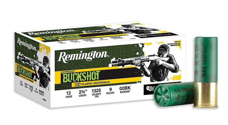Remington 12B00B 12GA 2.75" 00 Buck 100 Rd/Bx – 20413