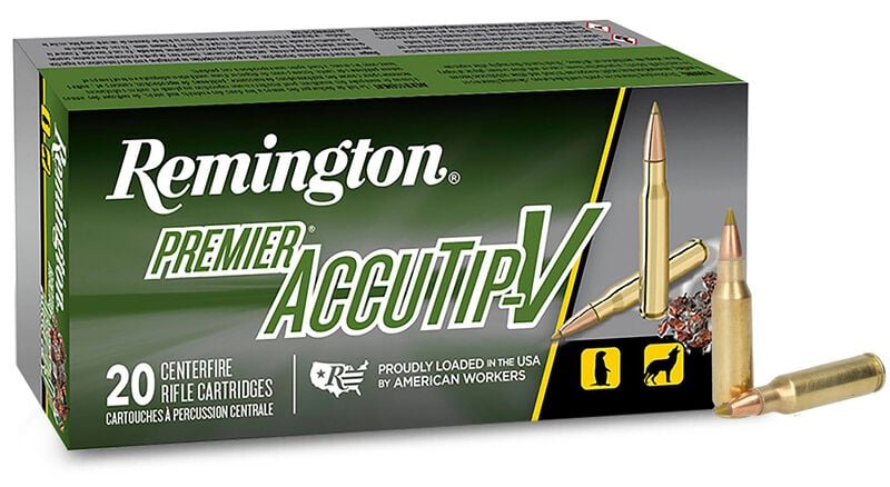 Remington PRA221FB 221 Fireball 50GR Accutip V Boat Tail Ammo – 29172