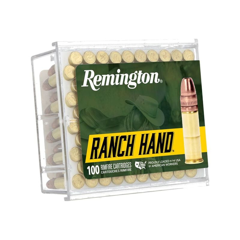Remington Ranch Hand 22LR 38GR Plated HP 100/BOX – R21273