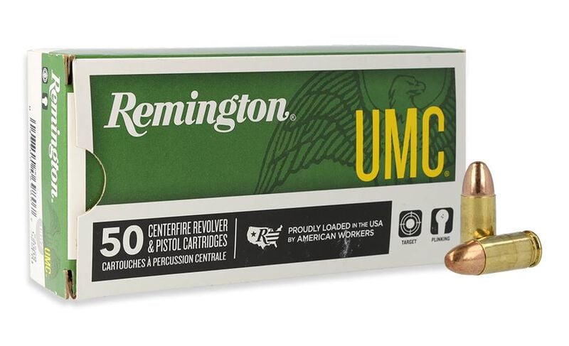 Remington Umc L9MM9 9MM Luger 147GR FMJ Ammo – 23732