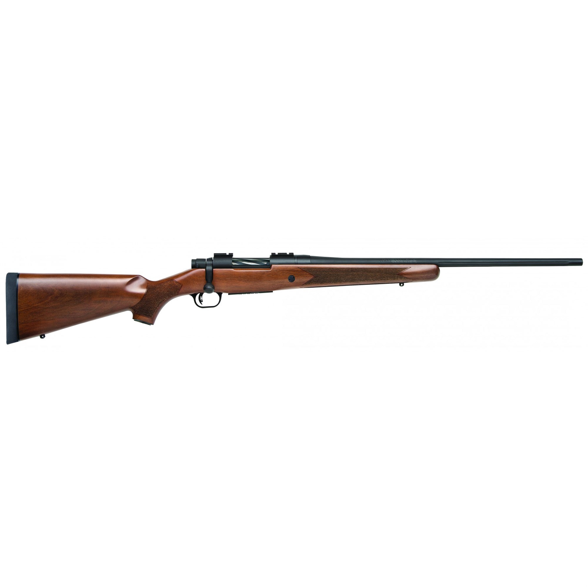 Mossberg Patriot 243 Win Matte Blued / Classic Walnut Stock product image