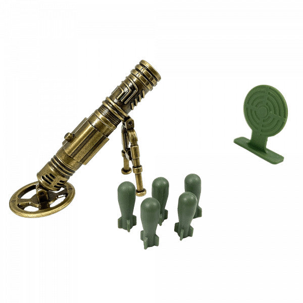 RW Minis mini mortar with plastic shells and target